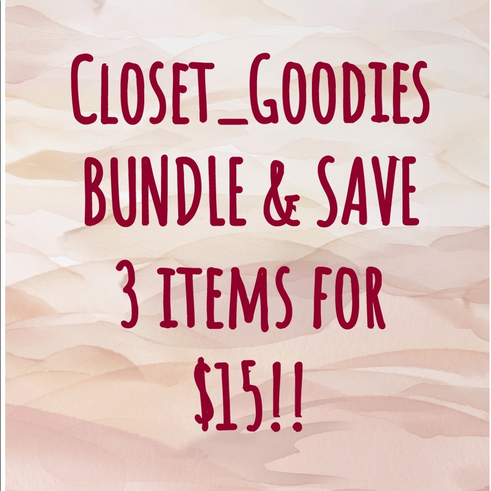 3 for $15 BUNDLE & SAVE‼️
